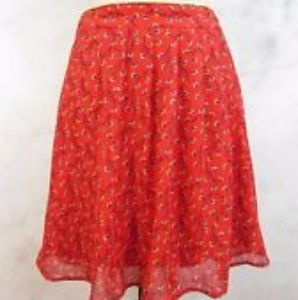 Floral Red Old Navy SKIRT